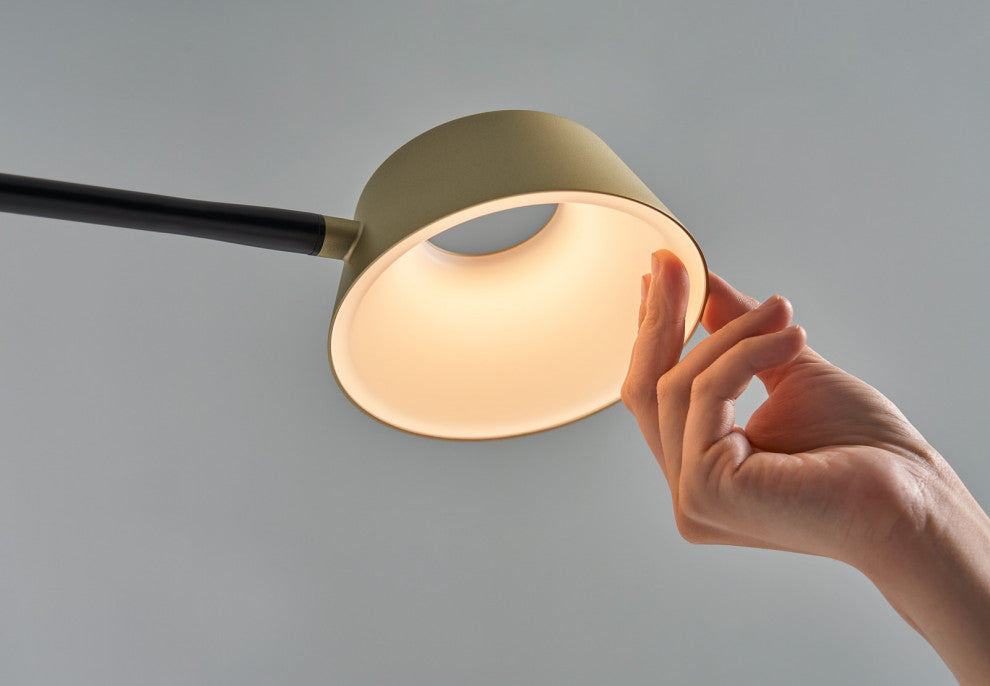 OLO Floor Lamp, Black/Champagne Gold