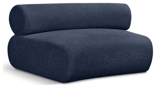 Bale Chenille Fabric Upholstered Modular, Navy