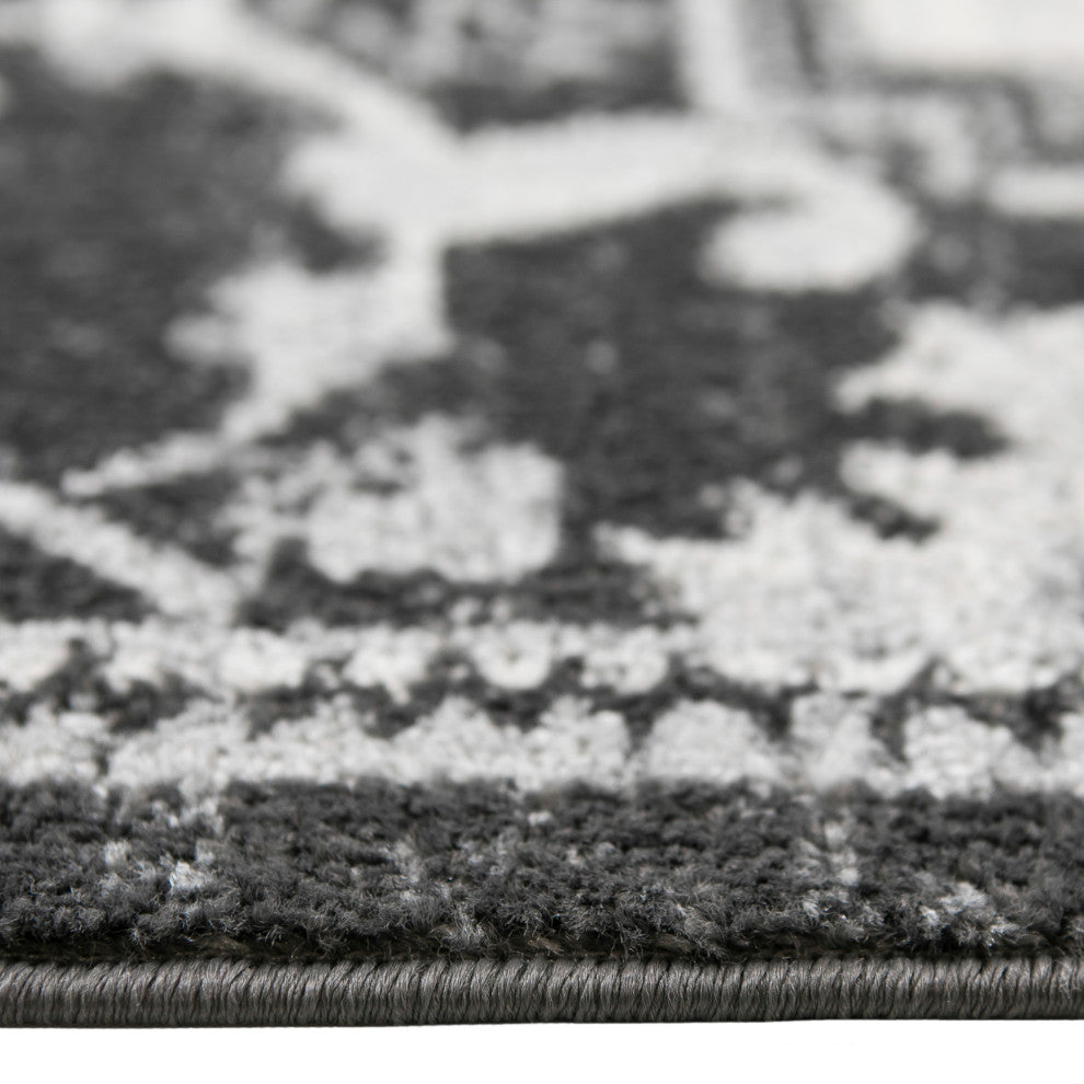 Alexandria Yana Power-Loomed Polypropylene Area Rug, Ivory, 2' X 6'