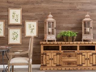 E-Z Wall Peel and Press Barnwood Wall Planks