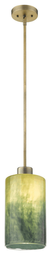 Monet 1-Light Brass Pendant