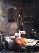Giuseppe Maria Crespi Searcher for Fleas, 21"x28" Wall Decal