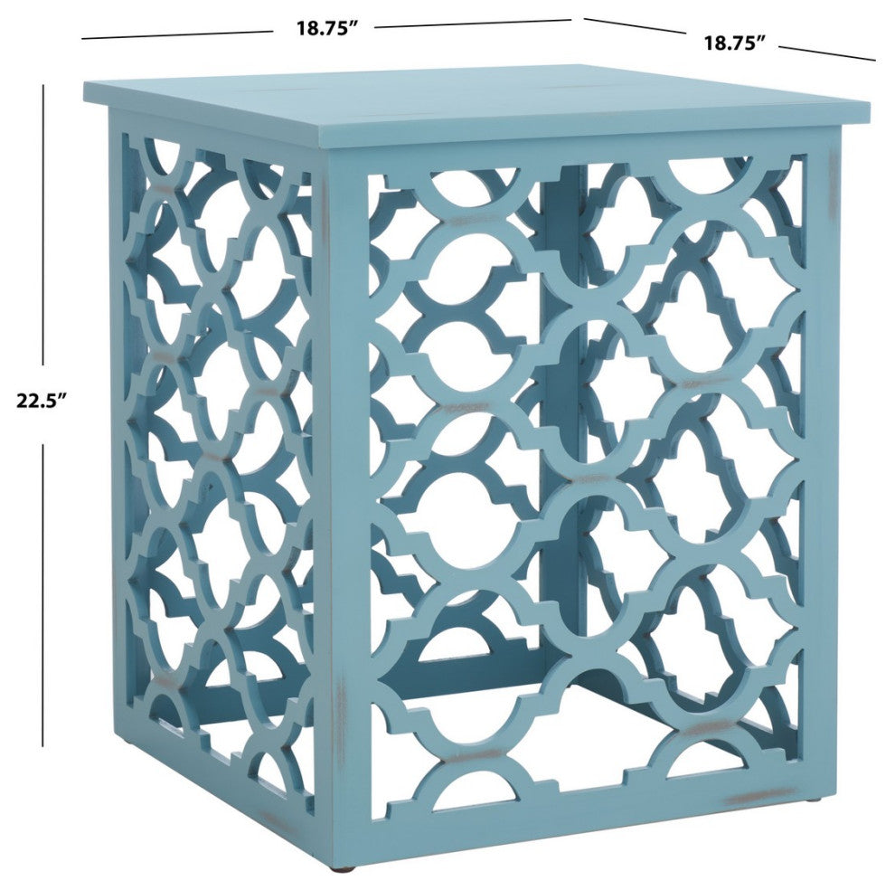 Safavieh Lonny End Table, Blue