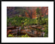 Cascades and Desert Varnish At Emerald Pools, Zion National Park, Utah, 30"x24"