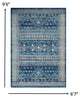 7' X 10' Navy Blue Power Loom Area Rug