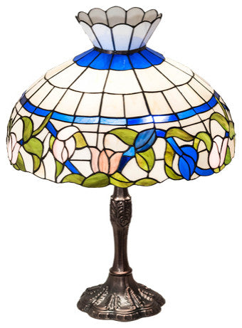 Meyda Lighting 232796 26" High Rose Vine Table Lamp