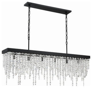 Winham 6-Light Black Forged Chandelier