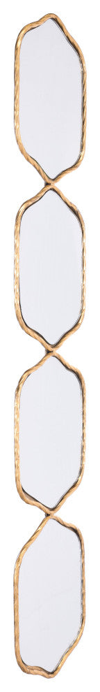 Four Hex Mirror Gold