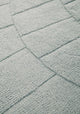 Hand Tufted Aqua Wool Area Rug