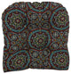 19" U-Shaped Dining Chair Cushions, Set of 2, Alden Starlight