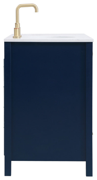 Isabel Blue 42" Single Sink Bathroom Vanity