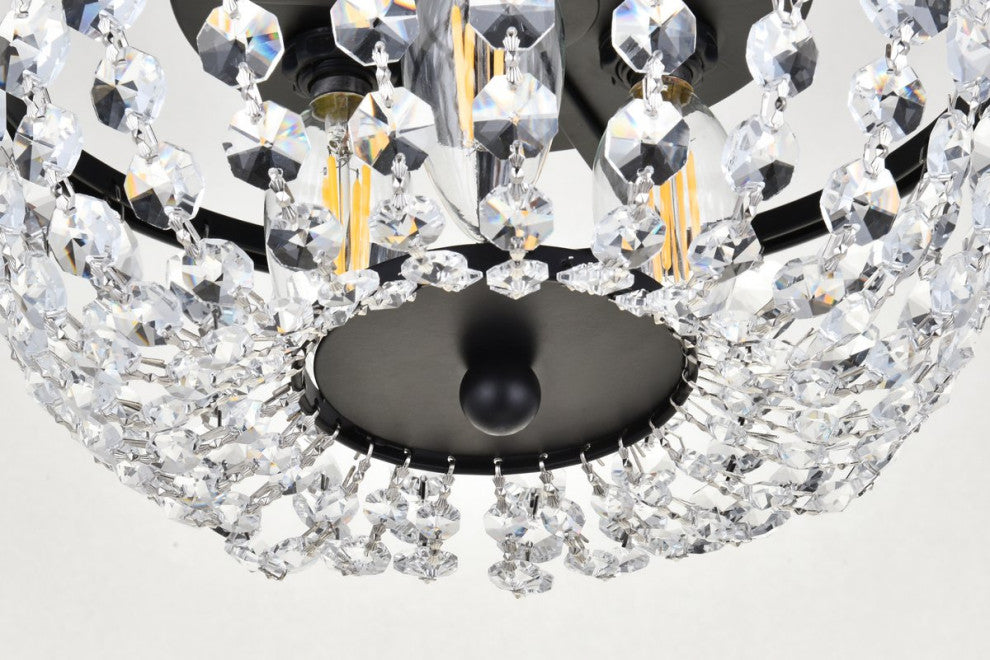Georgina 10" Pendant, Black