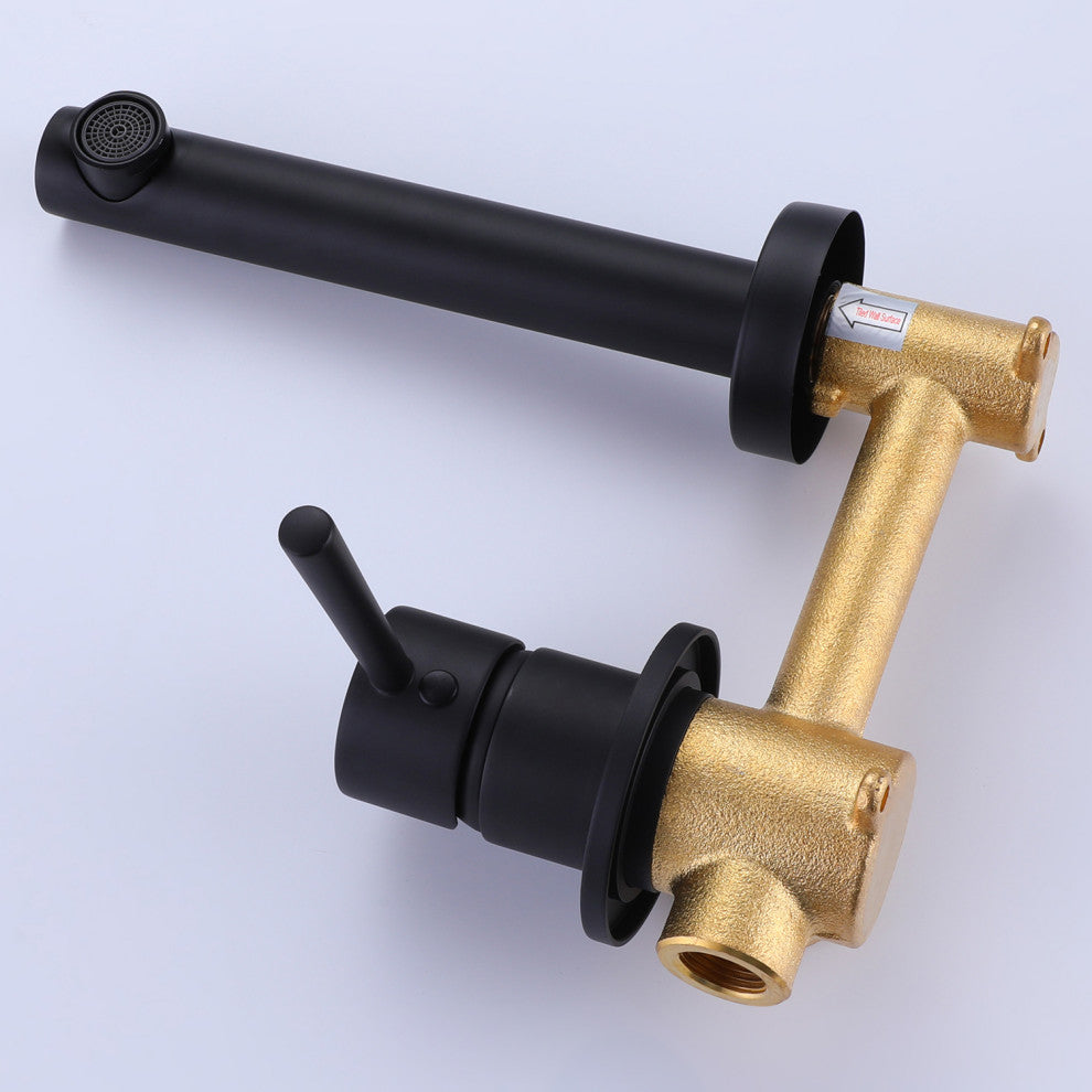 Single Handle Wall Mounted Bathroom Faucet
