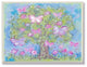 Stupell Industries Pastel Butterfly Tree, 13 x 19