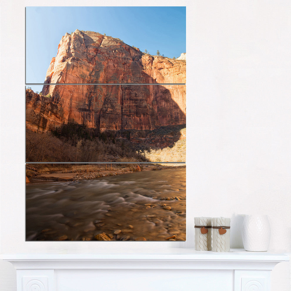 "Glow of Morning" Photography Metal Wall Art, 3 Panels, 28"x36"
