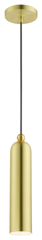 Satin Brass Mid Century Modern, Minimal, Urban, Scandinavian Pendant