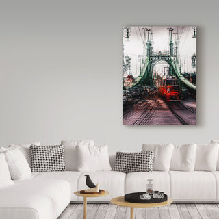 Carmine Chiriaco 'On The Tram' Canvas Art, 24"x18"