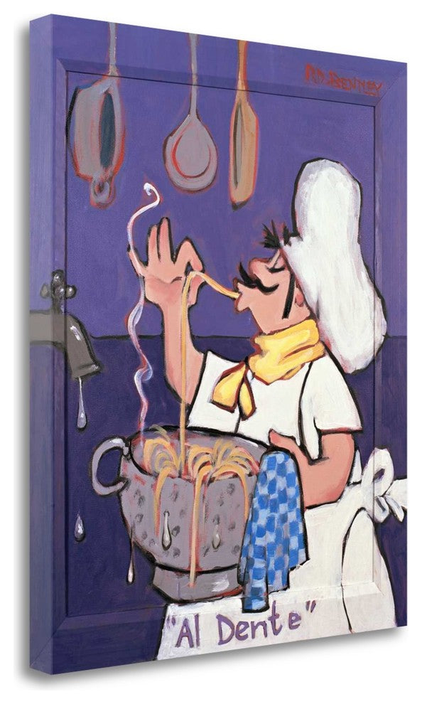 "Al Dente" By Robert Dewar Bentley, Giclee Print on Gallery Wrap Canvas