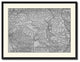 Maryland Vintage B&W Map Canvas Print, 28"x37"
