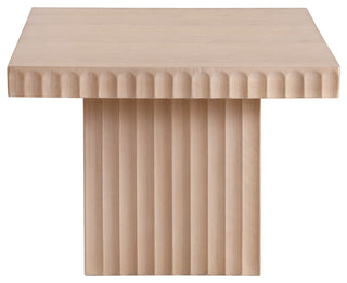 Spencer Oak Veneer Coffee Table, Natural, 15" H, 1 Piece