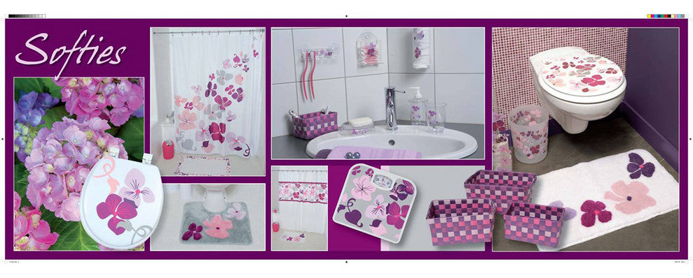 Printed Border Cotton Bath Rug Softies