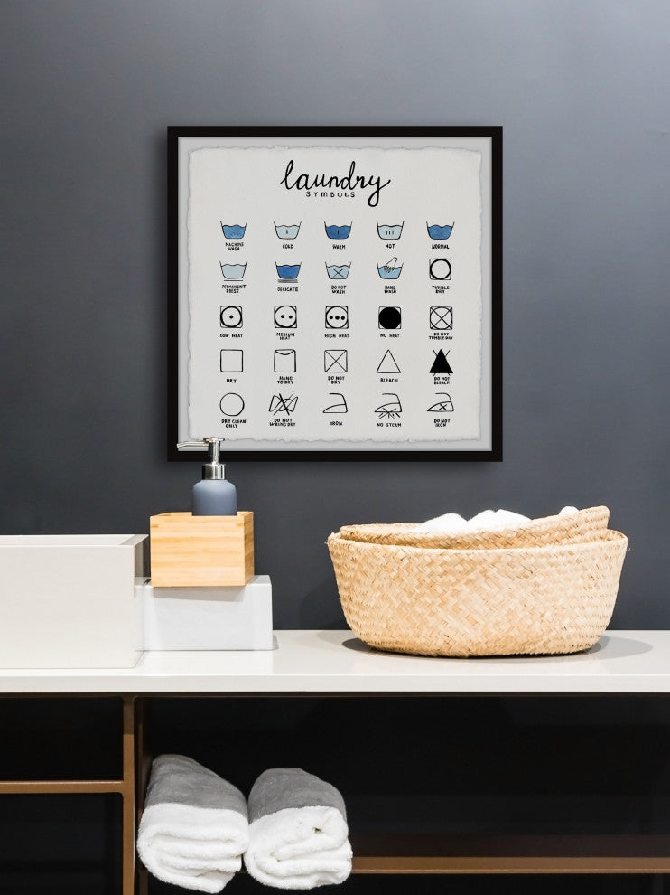 "Tumble Dry" Framed Painting Print, 32x32