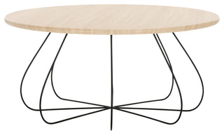 Safavieh Tonino Coffee Table, Natural Oak/Black