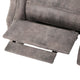 GDF Studio Walder Contemporary Tufted Fabric Recliner with Nailhead Trim, Warm Stone