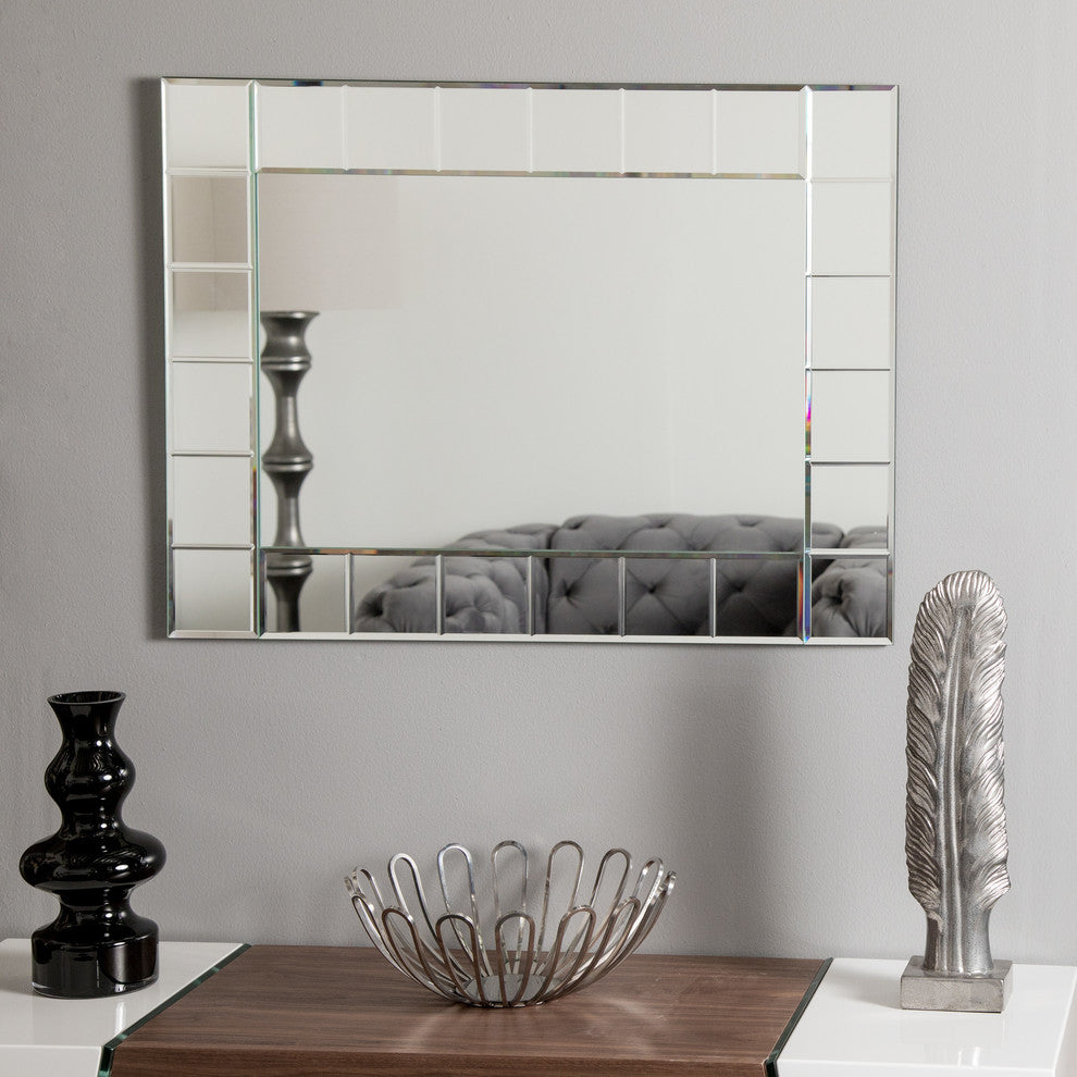 Lalo Large Frameless Mirror 31.5"x23.6" Wall Mirror