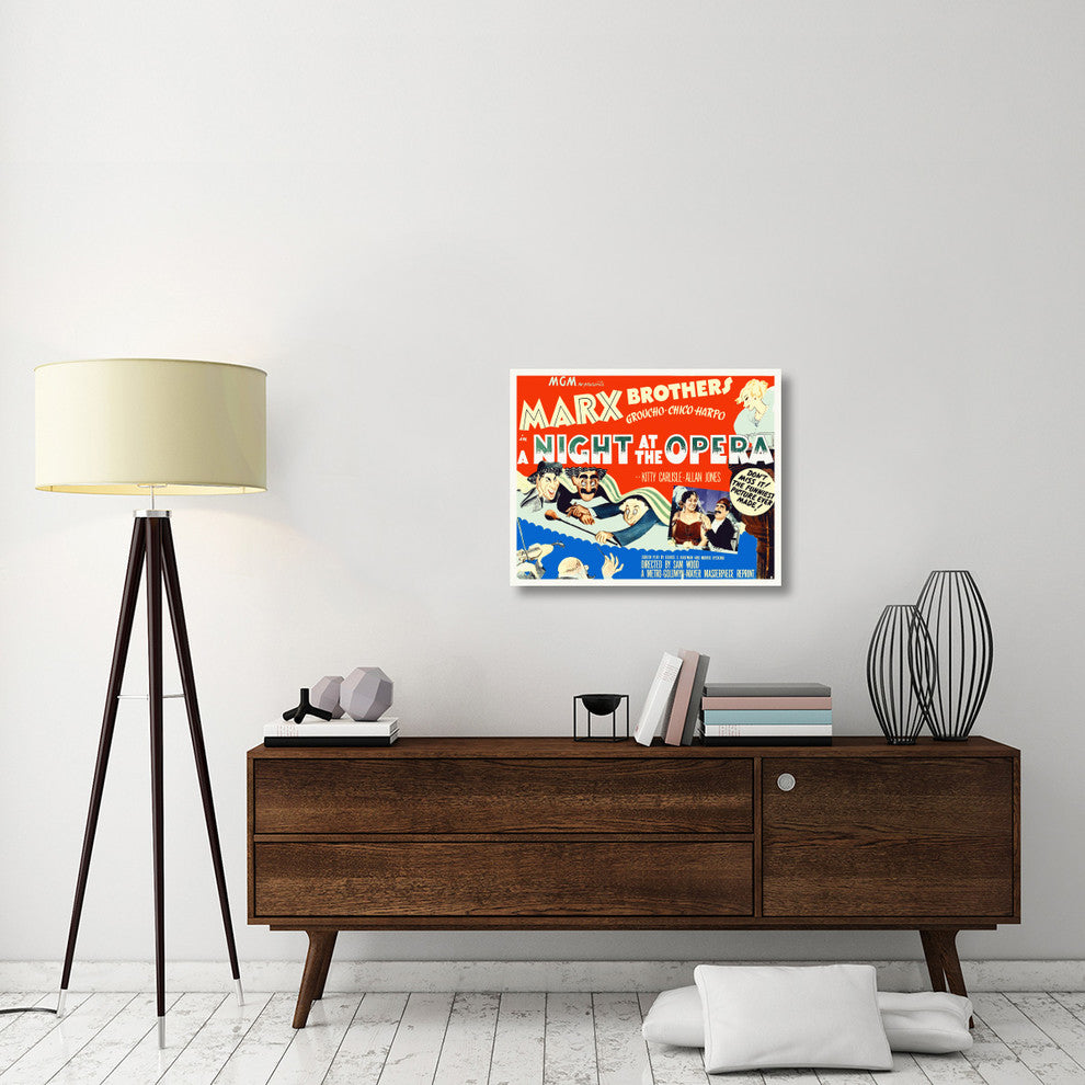 "Marx Brothers - A Night at the Opera 06" Canvas Giclee, 30"x24"