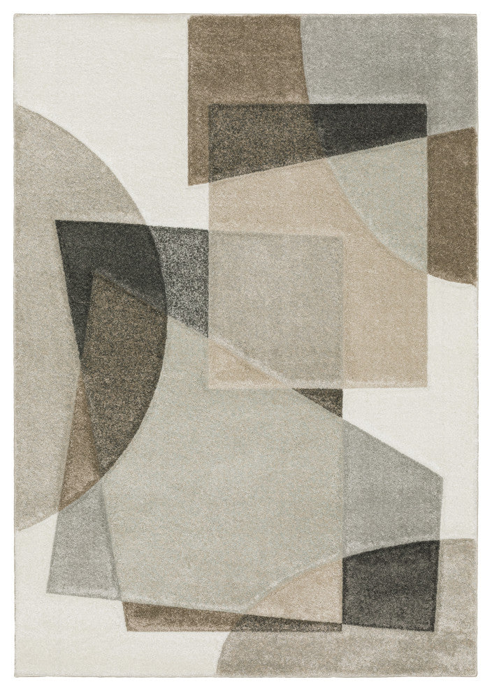 Oriental Weavers Cambria 084J2 Geometric Rug, Beige, 5'3"x7'6"