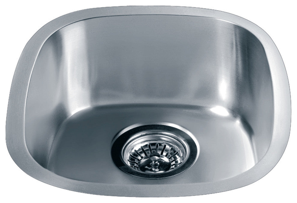 Dawn 3237 Stainless Undermount  Rounded Prep/Bar Sink