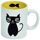 Mug, Chat Noir, 11oz, Set of 4