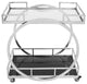 Discontinued Shooter Bar Cart - Silver