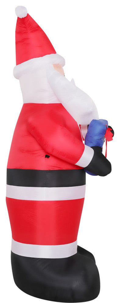 7-Ft. Pre-Lit Inflatable Santa Countdown