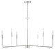 Savoy House Salerno 6-Light Chandelier, Polished Nickel