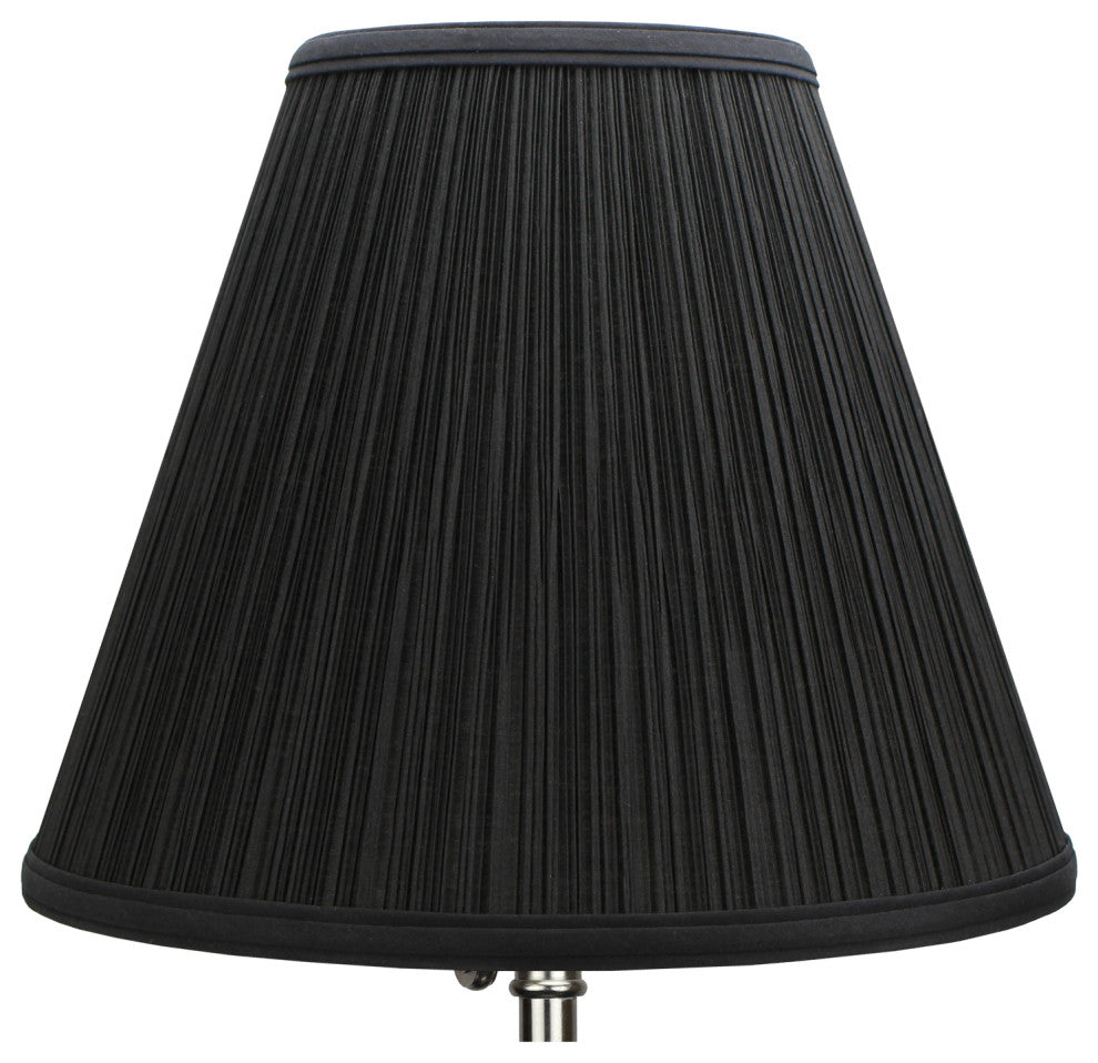 Fenchel Shades 6"x13"x11" Bulb Clip Attachment Empire Lamp Shade, Pleated Mushro
