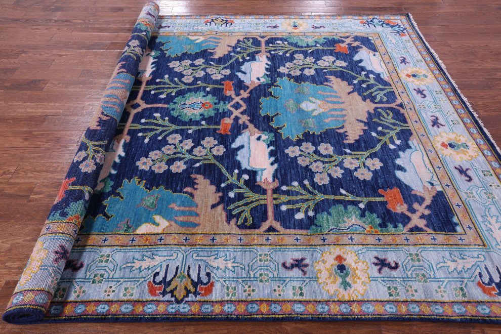 Turkish Oushak Hand-Knotted Rug 8' 3" X 10' 3" - Q15957