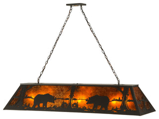 60 Long Bear at Lake Oblong Pendant