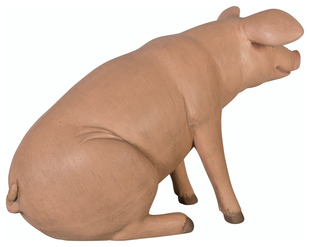 Sitting in Hog Heaven Pig Statue