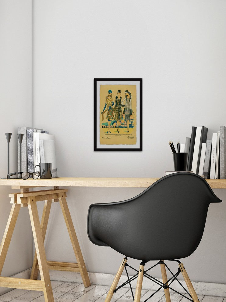 "Fashion Explosion" Framed Painting Print, 16"x24"