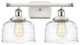 Innovations 916-2W-WPC-G713-LED 2-Light Vanity Light, White, Polished Chrome