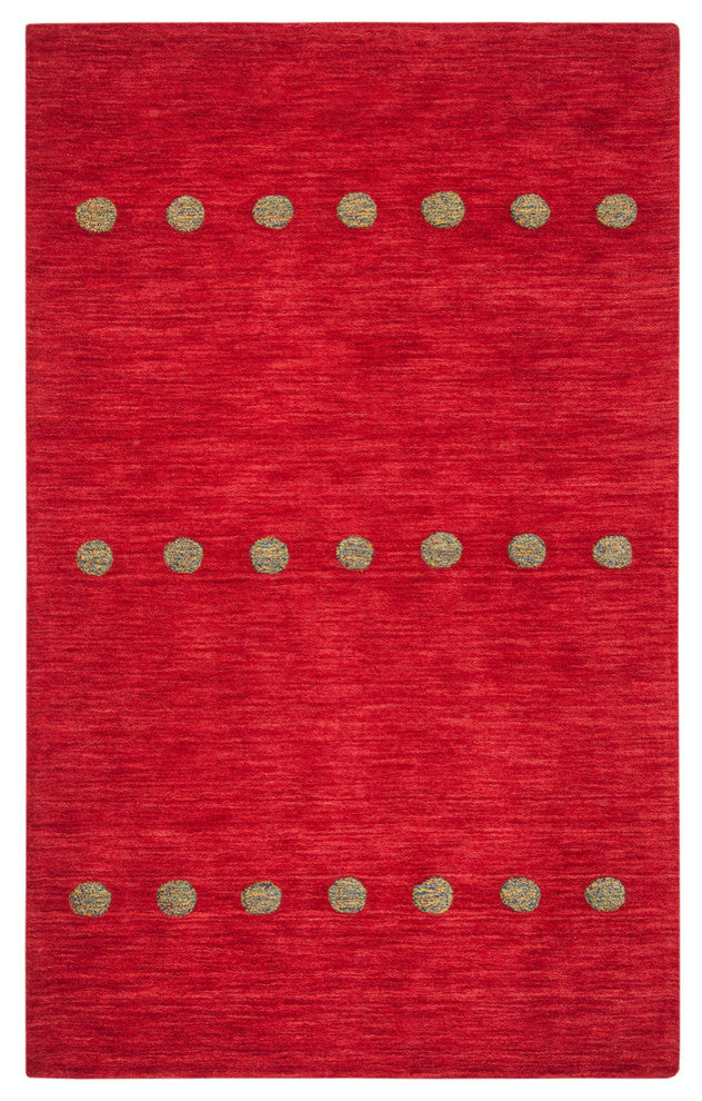 Safavieh Himalaya Collection HIM590 Rug, Red, 5' X 8'