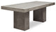 Mixx Elcor Dining Table 35.5"x70.75", Dark Gray