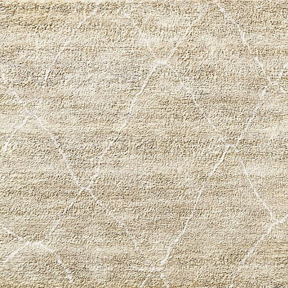 Ahgly Company Indoor Square Mid-Century Modern Area Rugs, 4' Square