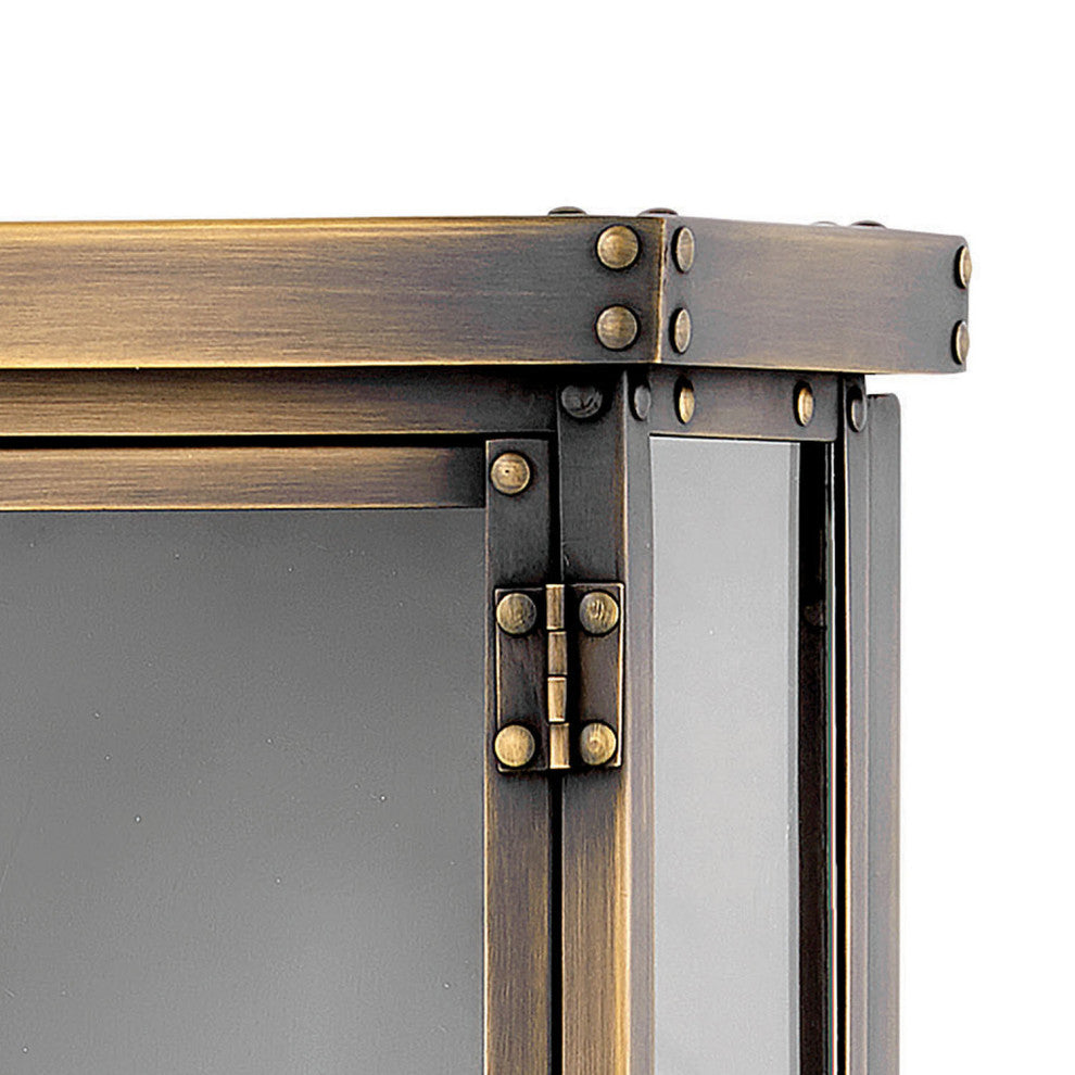 Hamilton Large Wall Mount In Dark Antique Brass