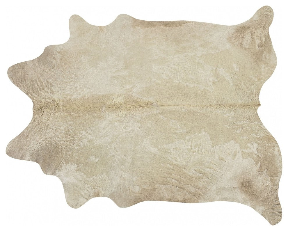 Pergamino Champagne Cowhide Rug, Extra Extra Large