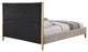Kona Upholstered Bed, Gray, Queen