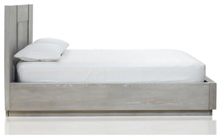 Modus Destination King Panel Bed in Cotton Grey