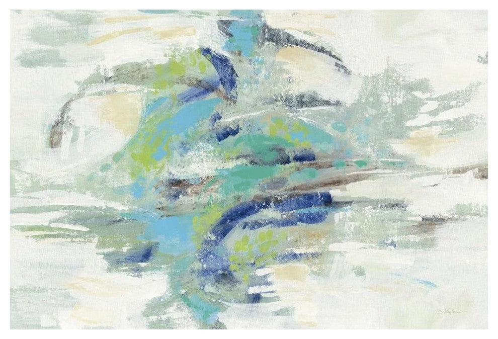 "River Whirlpool" Digital Paper Print by Silvia Vassileva, 32"x22"